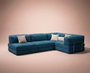 Atelier Del Sofa Kanyon - Indigo Sofá-Cama Esquinero